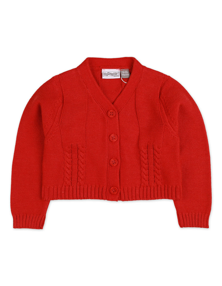 Zubaida's Sweater Cable Knit Cropped Length