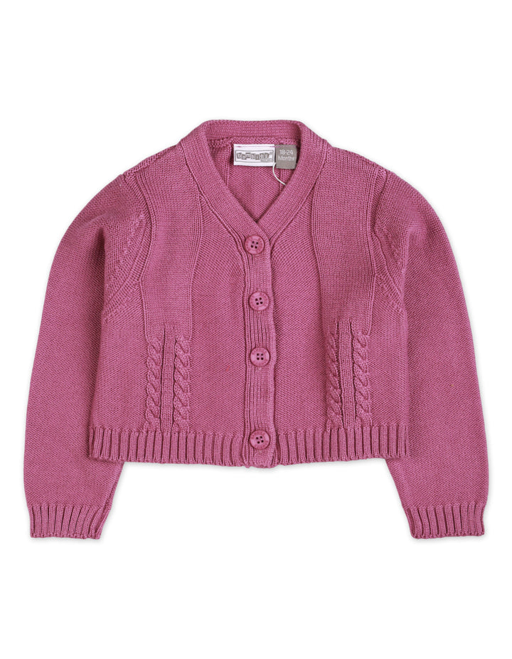 Zubaida's Sweater Cable Knit Cropped Length