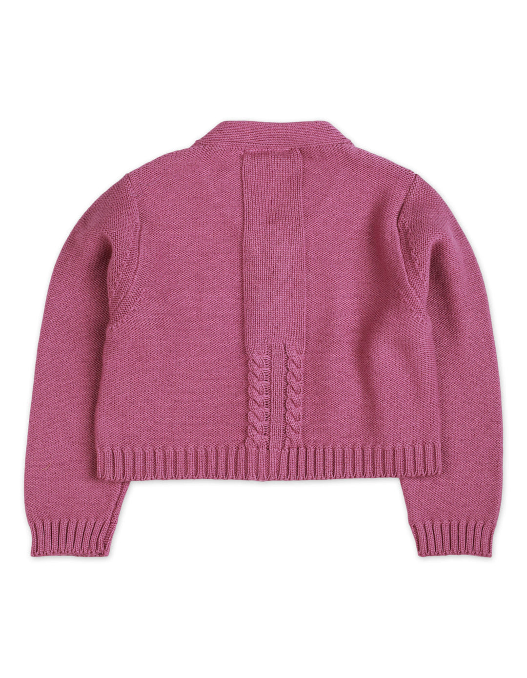 Zubaida's Sweater Cable Knit Cropped Length