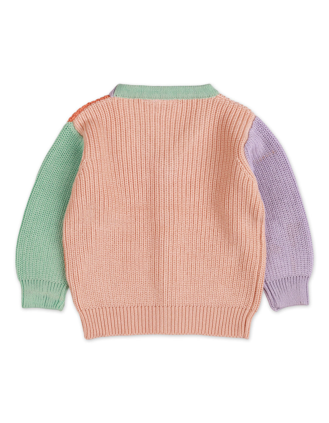 Zubaida's Sweater Color-Blocked Design