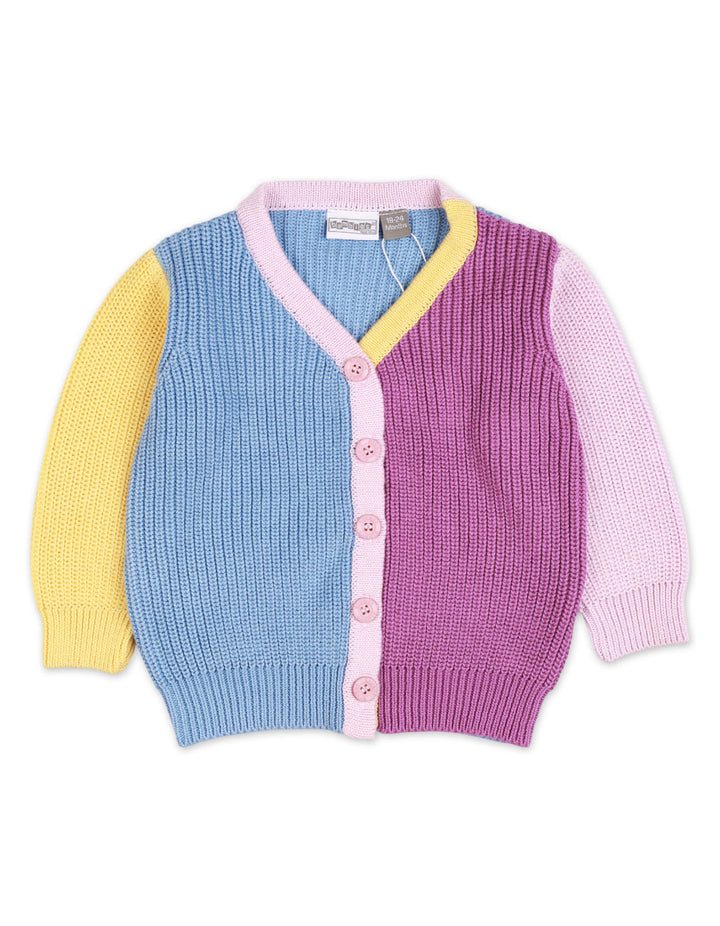 Zubaida's Sweater Color-Blocked Design