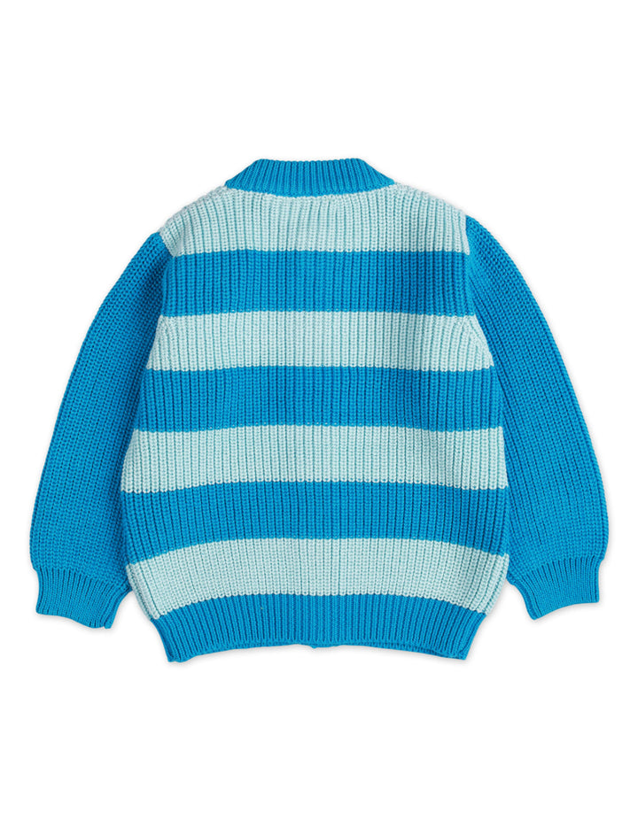 Zubaida's Sweater Button Down Stripes