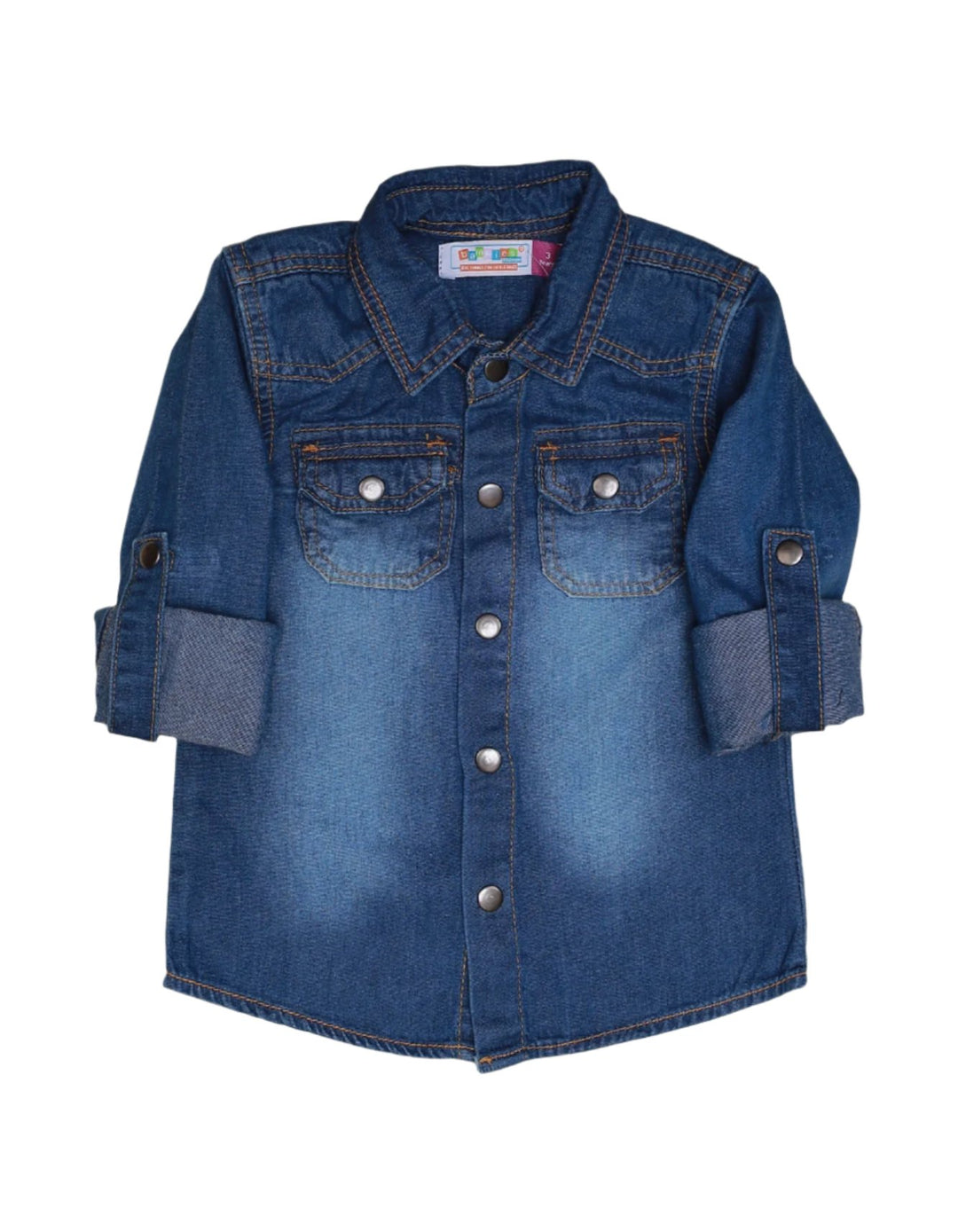 Denim Shirt Blue for Boys - Toddler