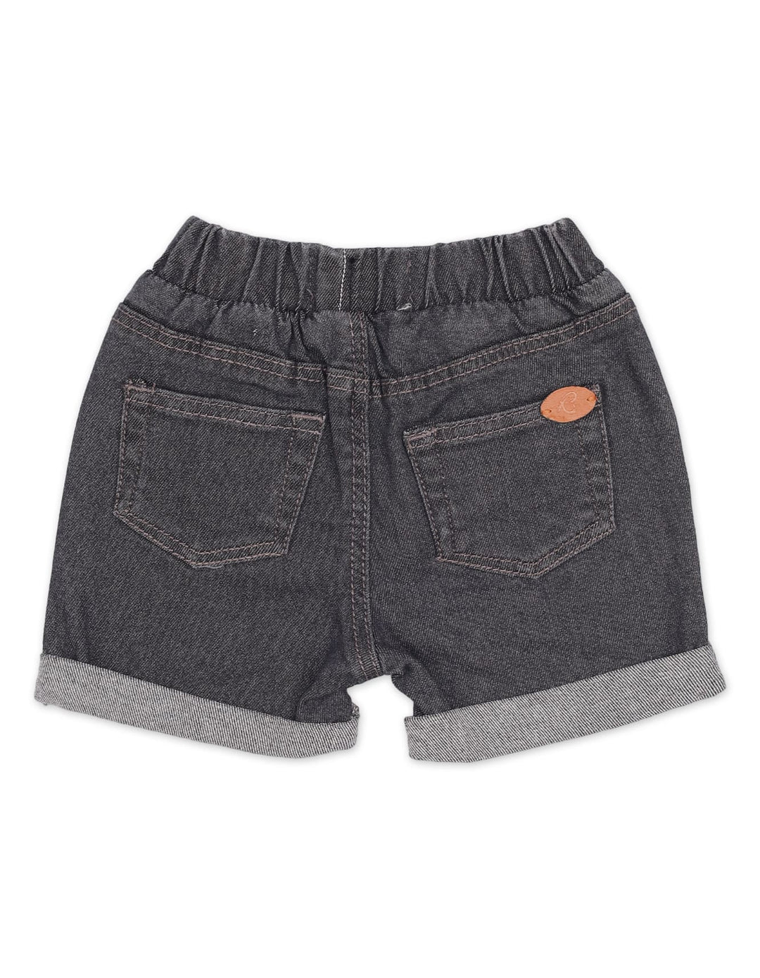 Denim Shorts Dark Grey