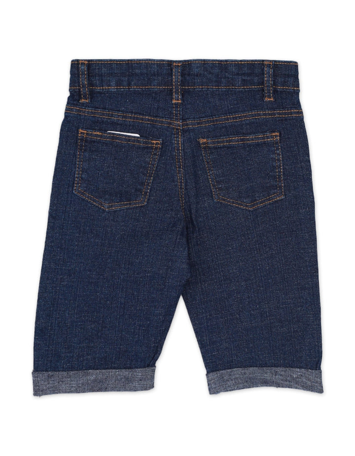 Bermuda Denim Shorts for Boys - Dark Blue