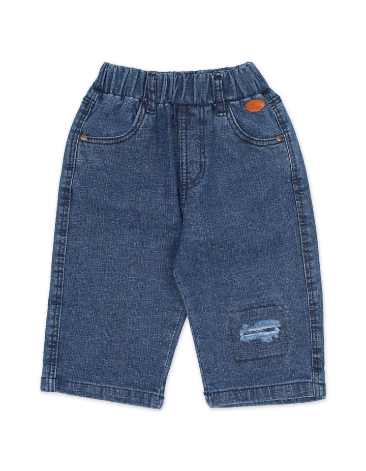 Bermuda Shorts Denim Grinding Sulphur