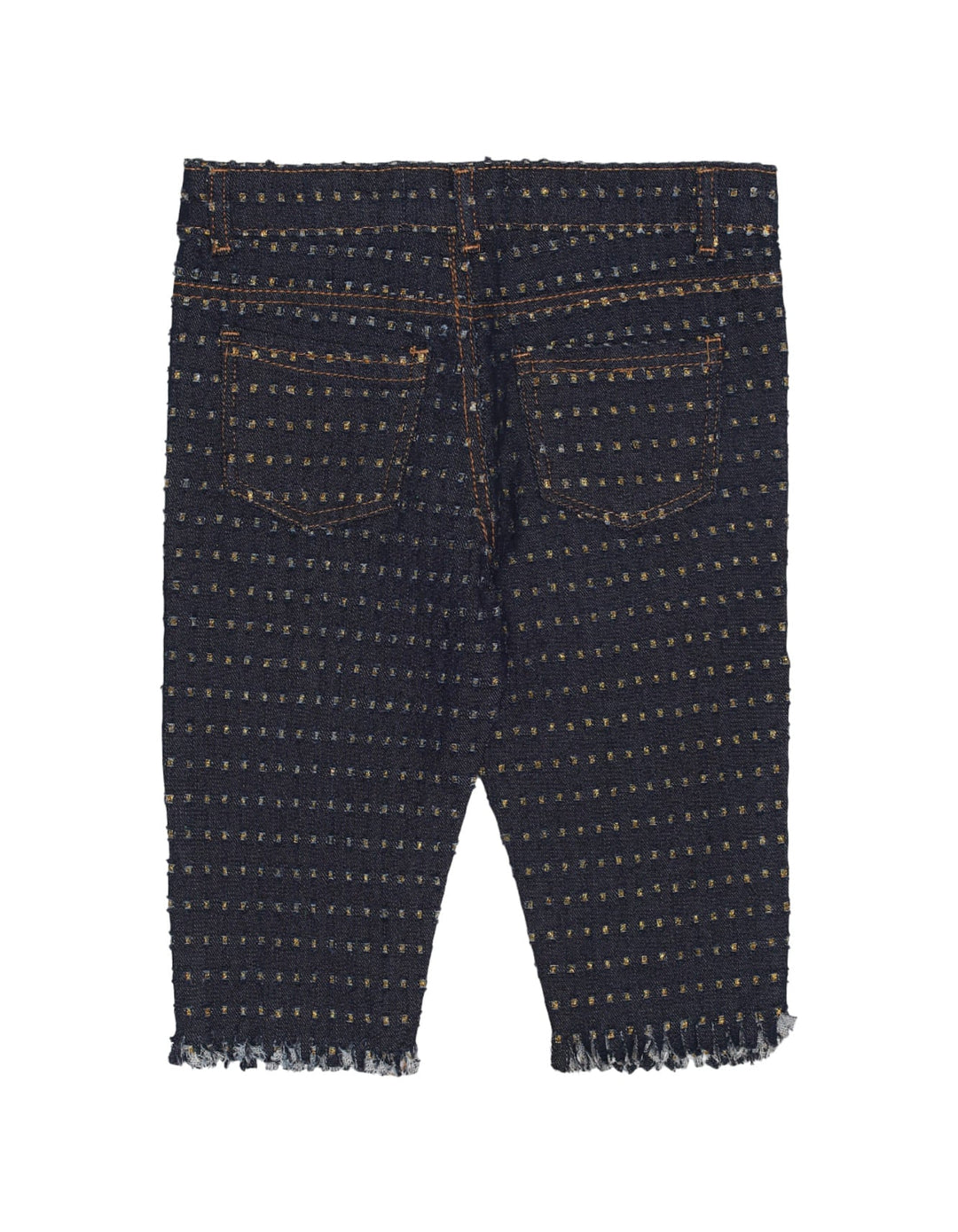 Pant Twill Blue Square Glitter for Girls