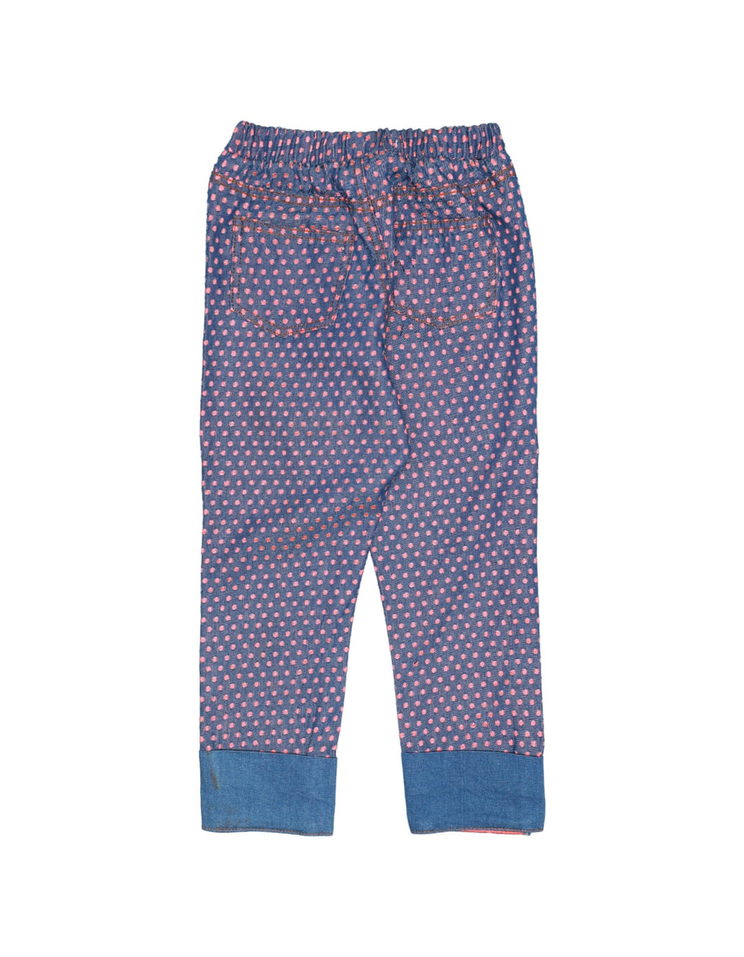 Pant Denim Orange Print for Girls