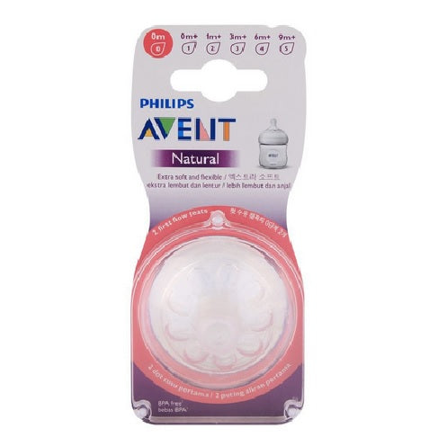 Philips AVENT Natural II Teat Newborn First 0MPK2 (SCF657/23)