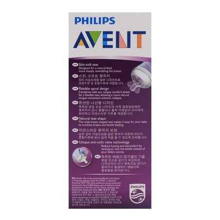 Philips Avent Natural II PP 260ML Bottle PK2 Blue (SCF695/23)