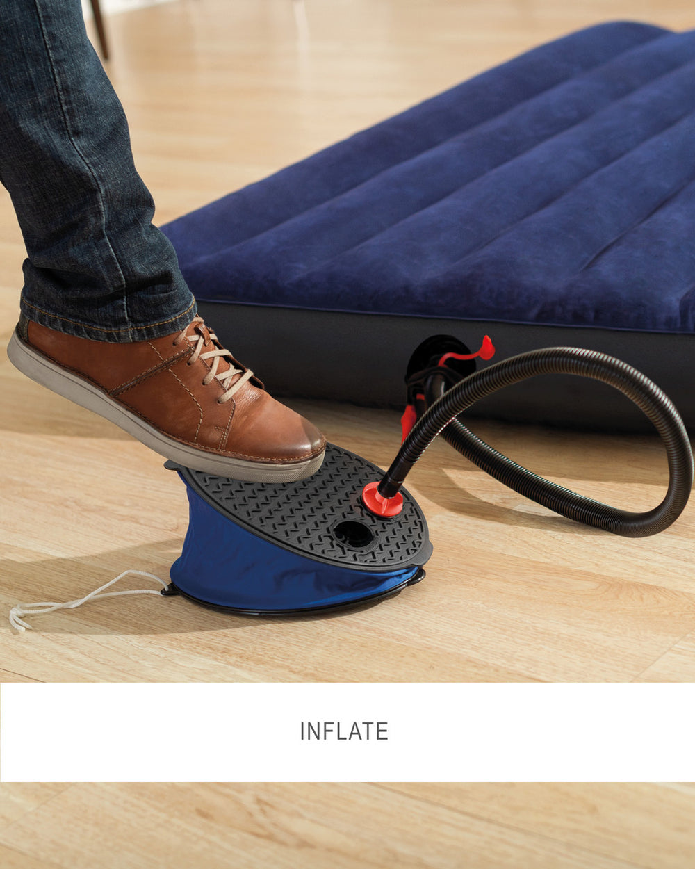 INTEX Giant Bellows Foot Air Hand Pump at Zubaidas Official Pakistan