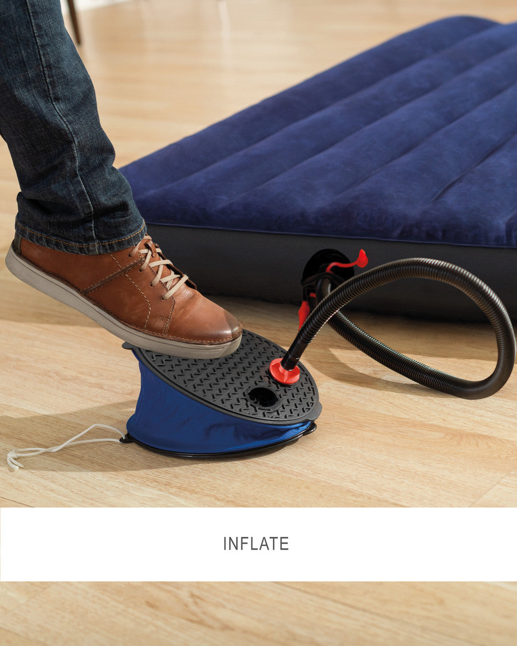 INTEX Giant Bellows Foot Air Hand Pump at Zubaidas Official Pakistan
