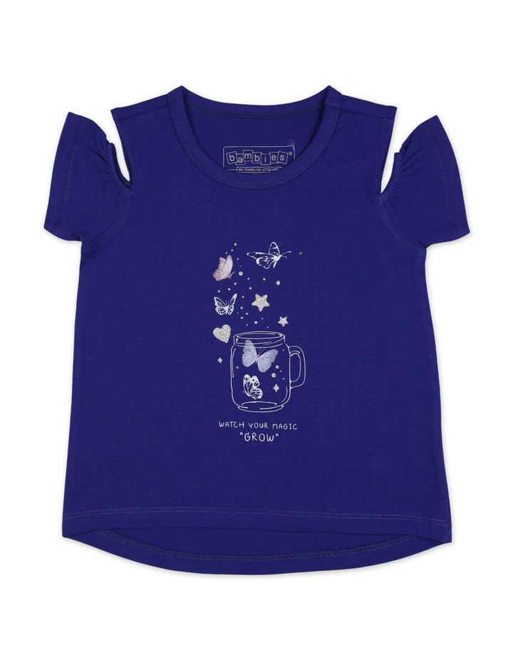 Zubaida's Enchanting "Watch Your Magic Grow" Cold-Shoulder Top - Zubaidas Official™