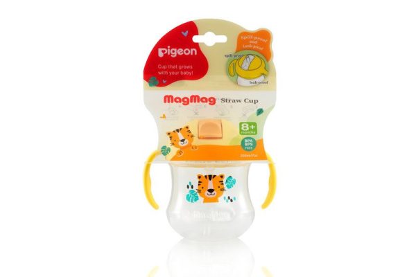 Zubaida's Pigeon Mag Mag Straw Cup Matte Yellow - D79238