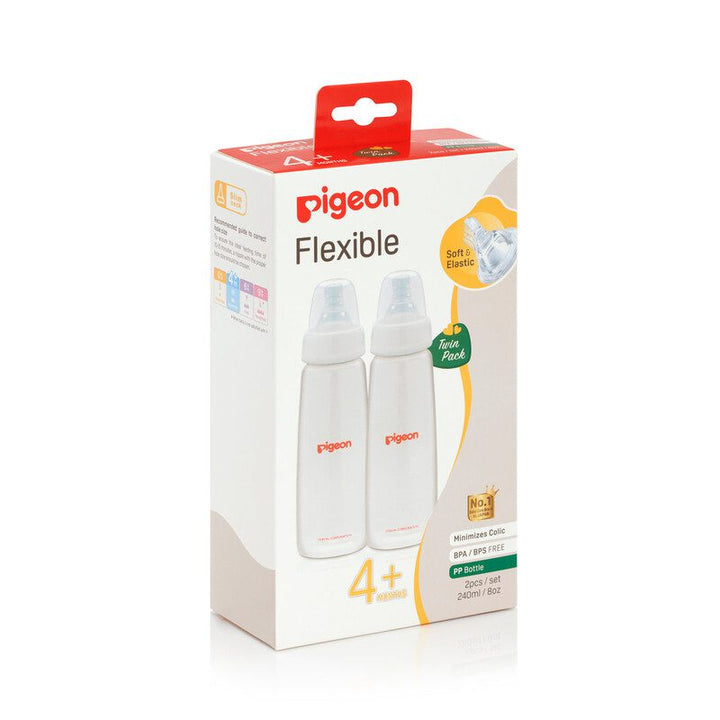 Zubaida's Pigeon Flexible Nursing Bottle KPP 240ml PK-2 - A79343
