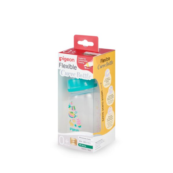 Zubaida's Pigeon Curve Nursing Bottle Pp 150ml Home - A79997