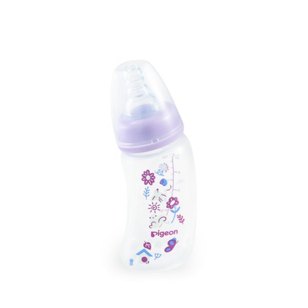 Zubaida's Pigeon Curve Nursing Bottle Pp 150ml Garden - A79998