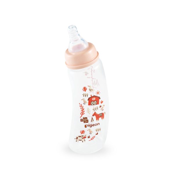 Zubaida's Pigeon Curve Nursing Bottle Pp 250ml Farm - A80001