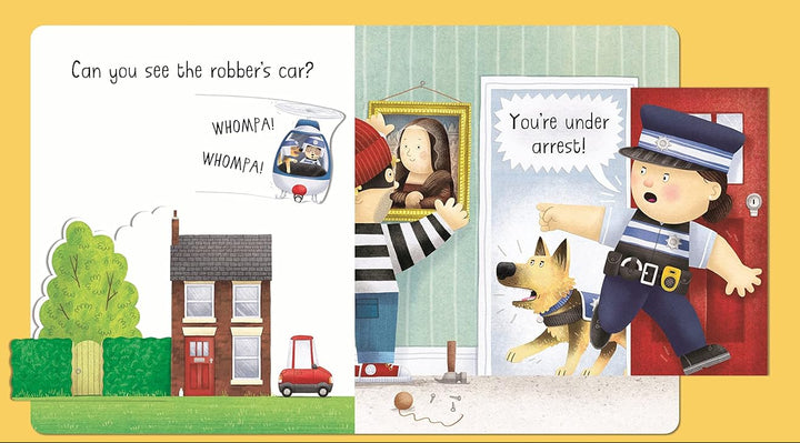 Busy Day: Police Officer An Action Play Book at Zubaidas Number 1 Baby and Kids Store in Pakistan