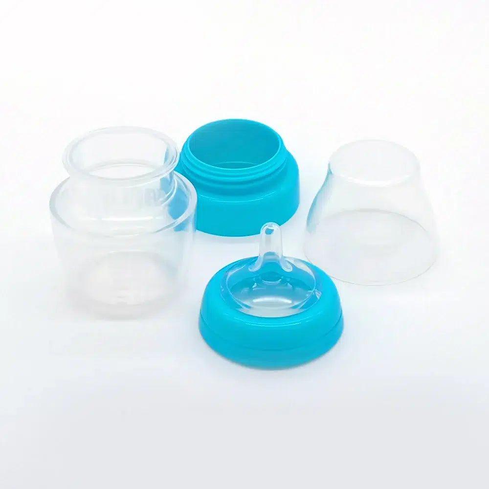 Zubaida's Farlin Silicone Feeding Bottle 60Ml Blue - AB-12007