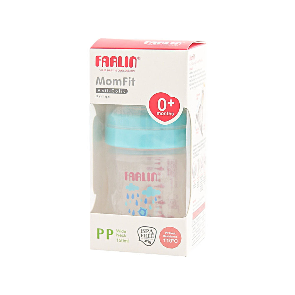 Zubaida's Farlin Pp Wide Neck Feeding Bottle 150Ml - Blue - AB-42012-B