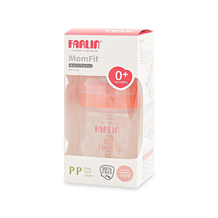 Zubaida's Farlin Pp Wide Neck Feeding Bottle 150Ml - RED - AB-42012-G