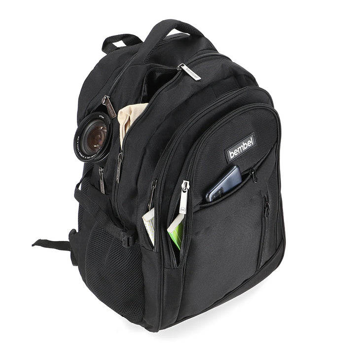 Bembel Secondary School Bag Basic 2.0 Black Backpack 19 Inches at Zubaidas Online Pakistan