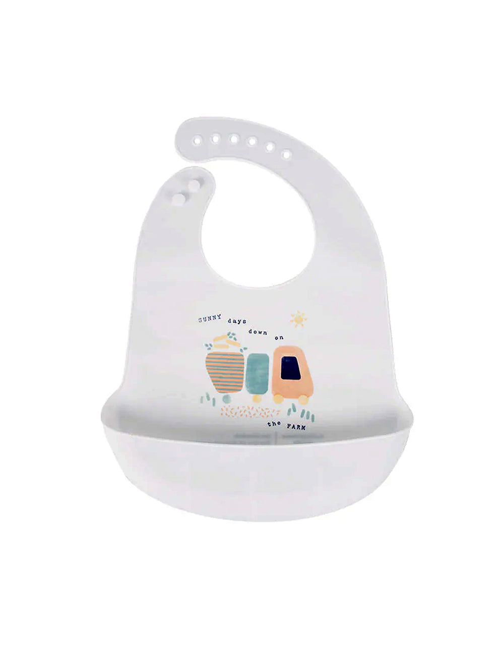 Zubaida's Adjustable Silicone Bib with Wide Catch Pocket - Zubaidas Official™