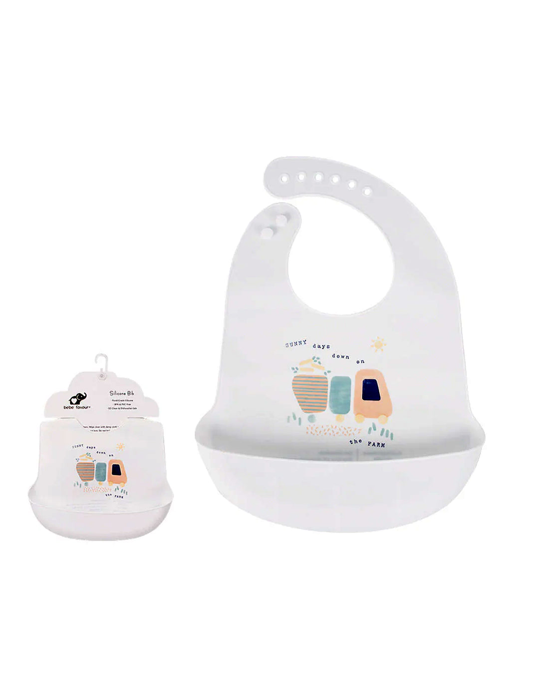 Zubaida's Adjustable Silicone Bib with Wide Catch Pocket - Zubaidas Official™
