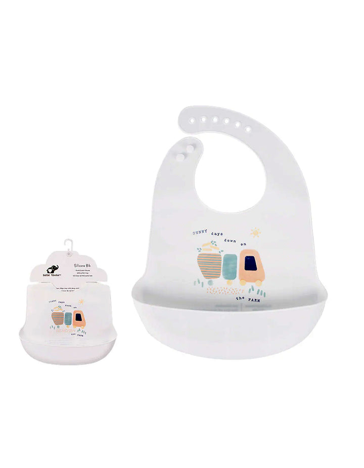 Zubaida's Adjustable Silicone Bib with Wide Catch Pocket - Zubaidas Official™