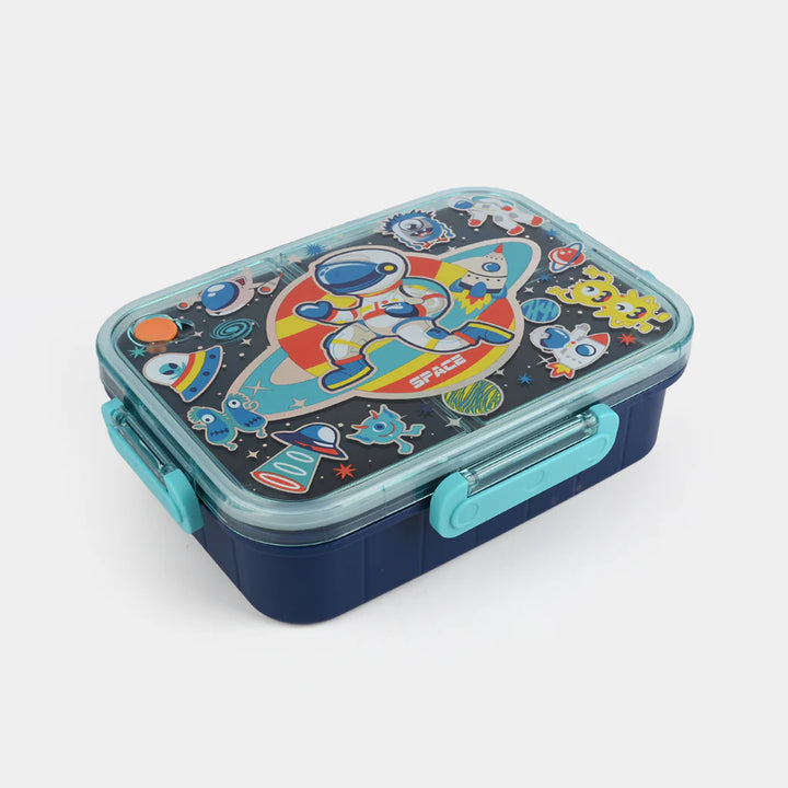 VEST Space 3 Compartments Special Edition Happy Bento Box BPA and Phthalates Free 1200 ML School Lunch Box U2135 at Zubaidas Best Online Baby and Kids Store in Pakistan for over 50 years