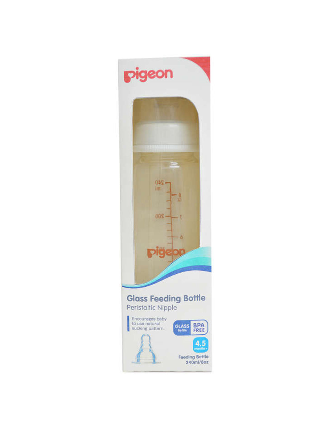 Pigeon SN Glass Bottle 240 ML - A482