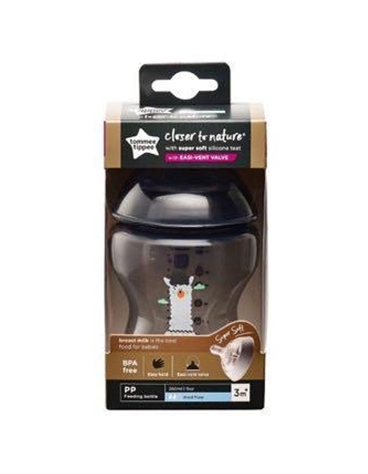 Tommee Tippee Close To Nature Tinted Bottle Black 260ML/9OZ - TT 422575