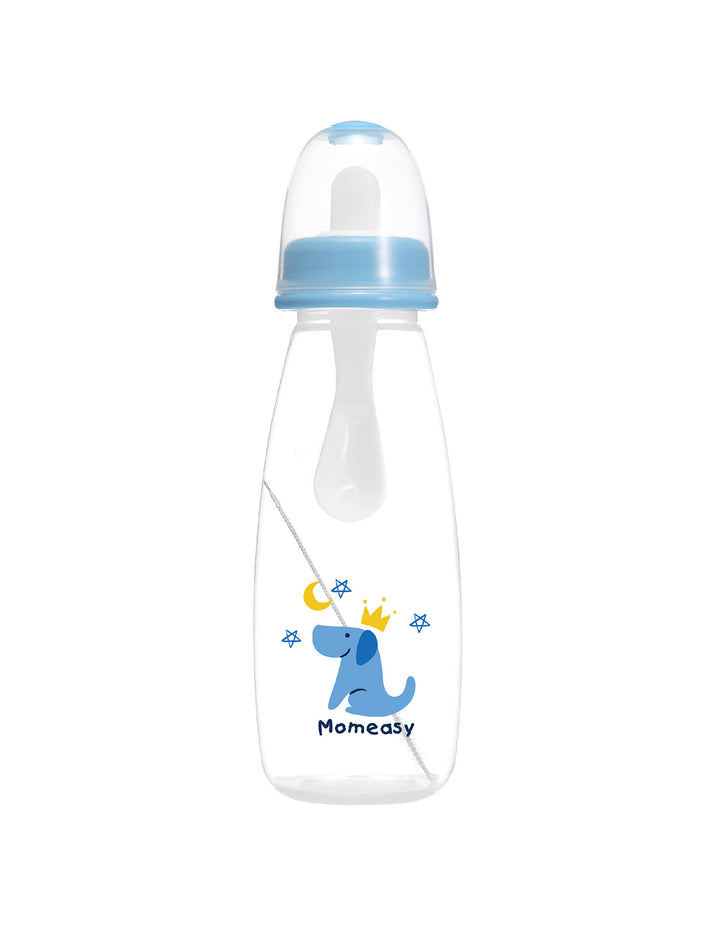 Momeasy 8oz/240ML Standard PP Squeeze Feeder with Brush, Spoon, Hard spout (Pack of 1) - Zubaidas Official™
