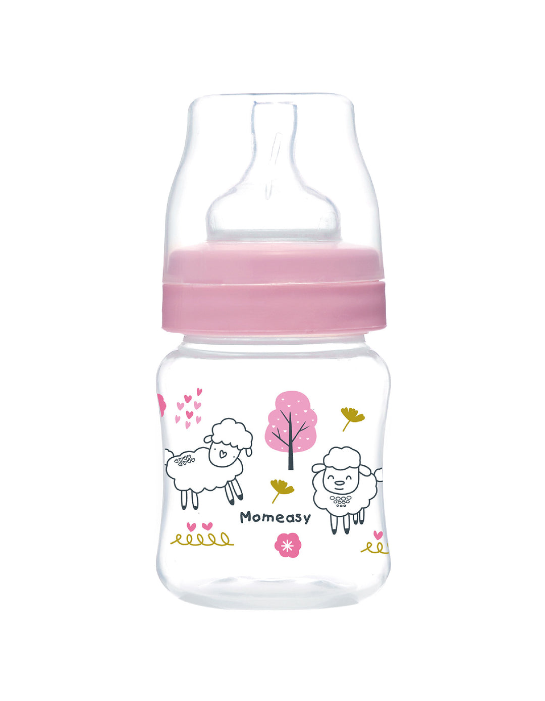 Momeasy 4oz/120ML Wide-neck Feeding Bottle (Pack of 1)