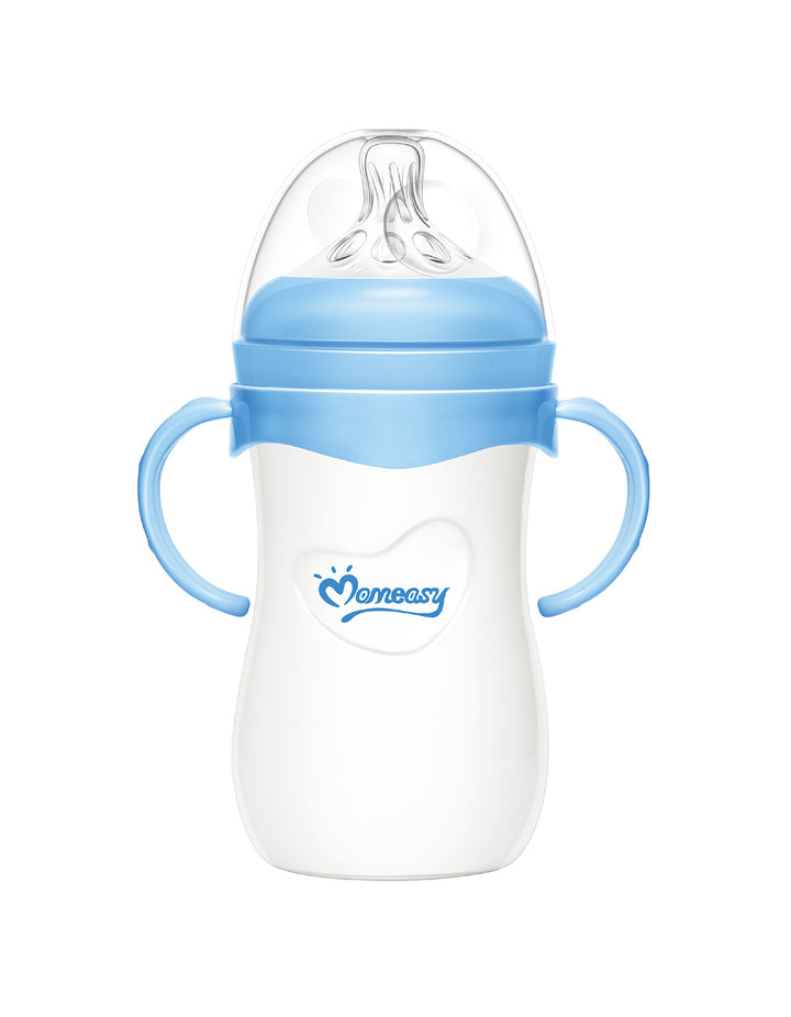 Momeasy 8oz/240ML Wide-neck Feeding Bottle With Handle (Pack of 1)