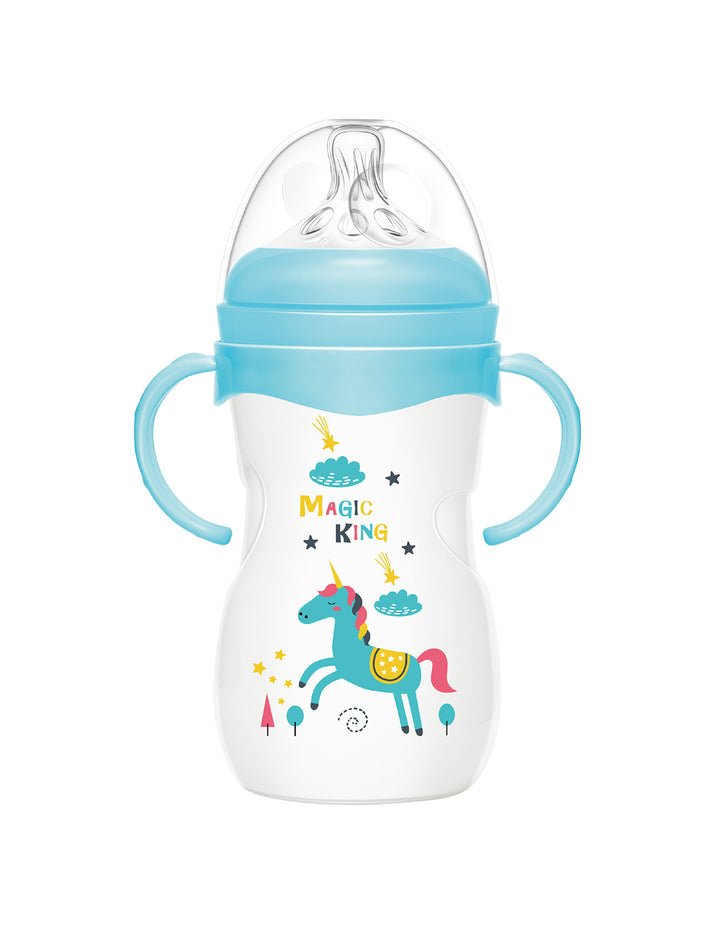 Momeasy 8oz/240ML Wide-neck Feeding Bottle With Handle (Pack of 1)