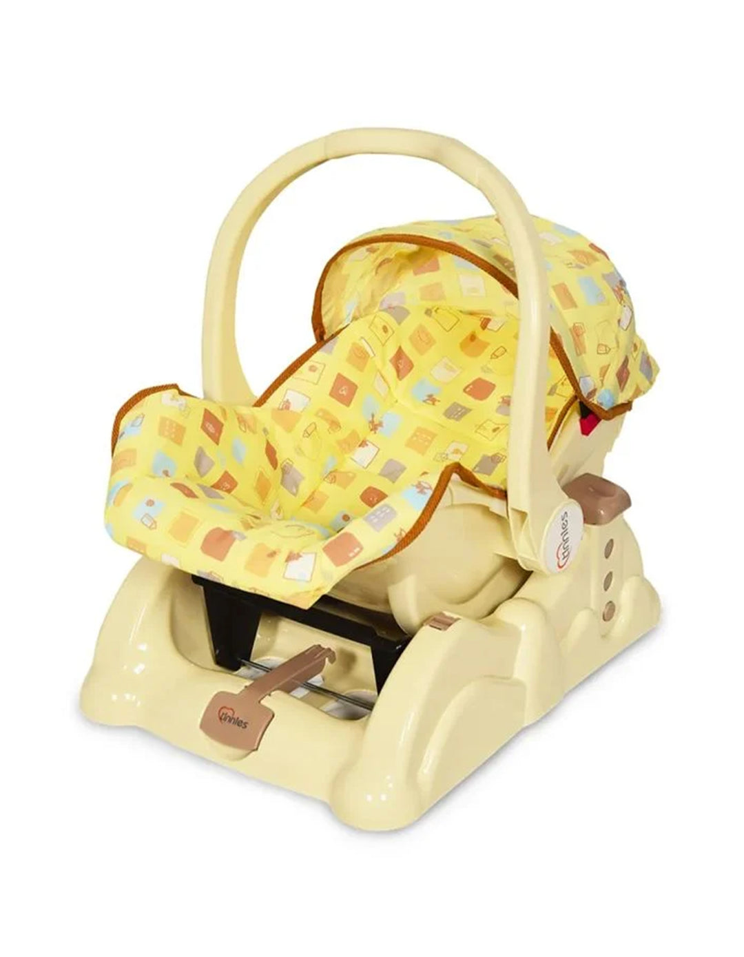 Zubaida's Tinnies Baby Carry Cot W/ Rocking Beige (T003-018)