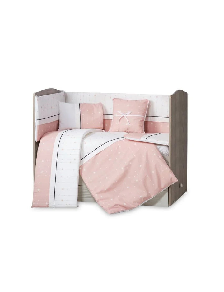 Tinnies Cot Bedding Set Pink (T3002)