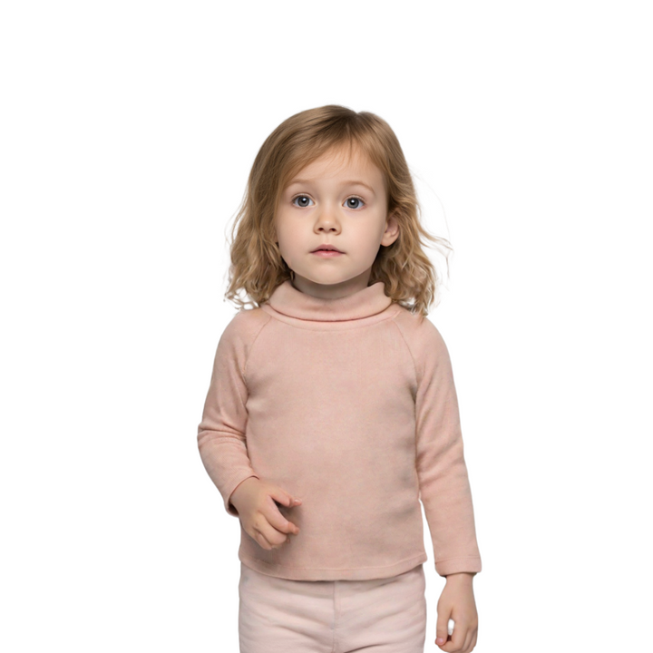 Zubaida's Turtle Neck Peach Infant for Girls