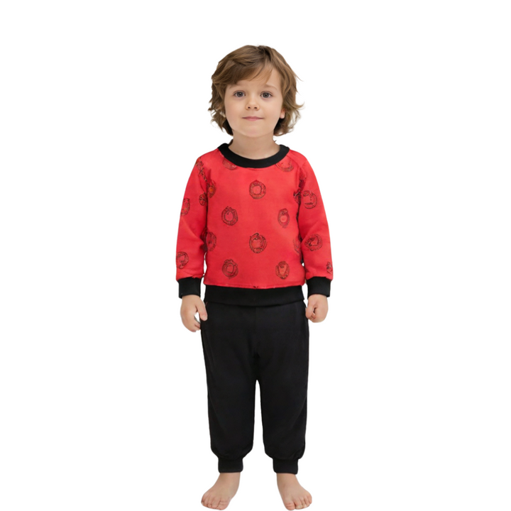 Zubaida's Suit 2 Pcs Red Infant Boys