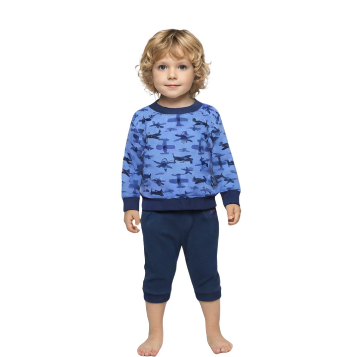 Zubaida's Suit 2 Pcs Aeroplane Infant Boys