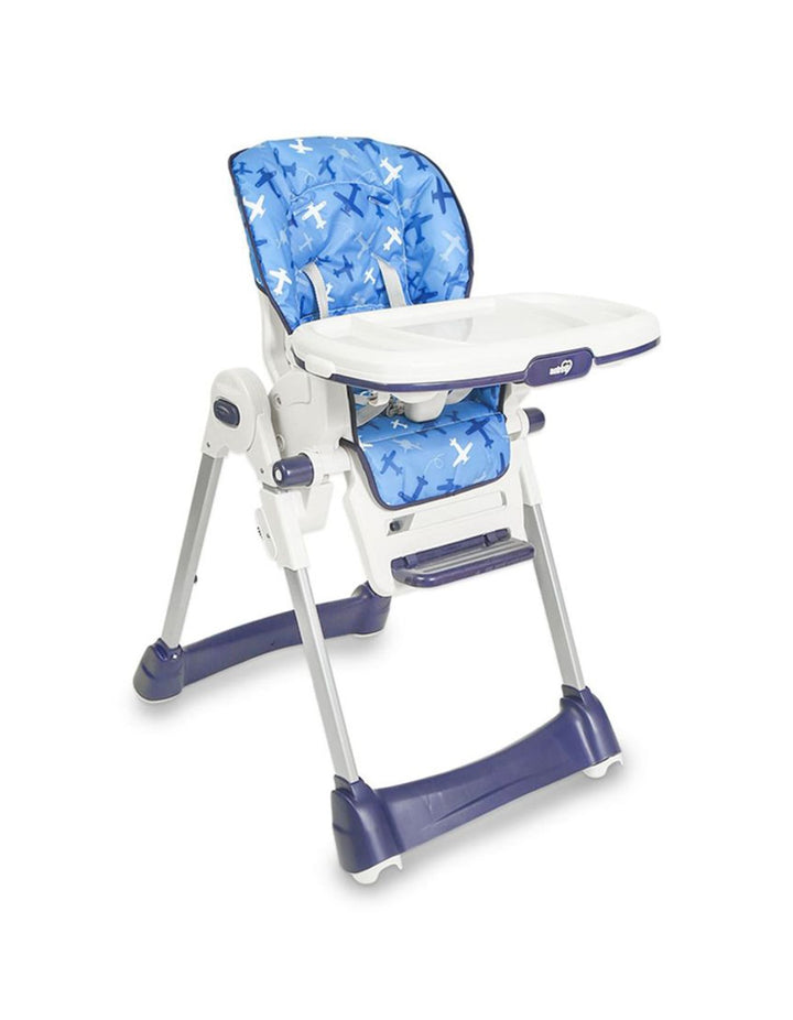 Tinnies Adjustable High Chair Aeroplane Blue (BG-89-065)