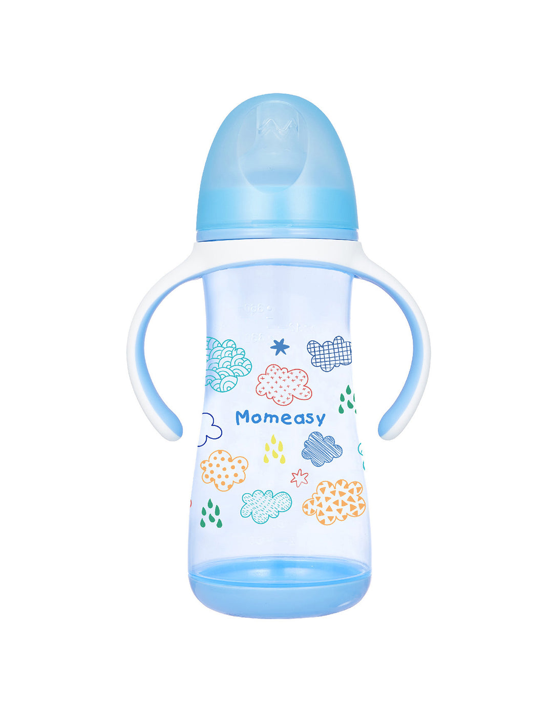 Momeasy 12oz/360ML Wide-neck Feeding Bottle With Anti-Colic Valve (Pack of 1)