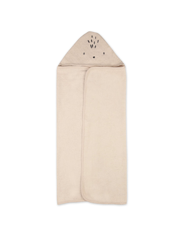 Baby Bath Towel Hooded Bambies Beige at Zubaidas