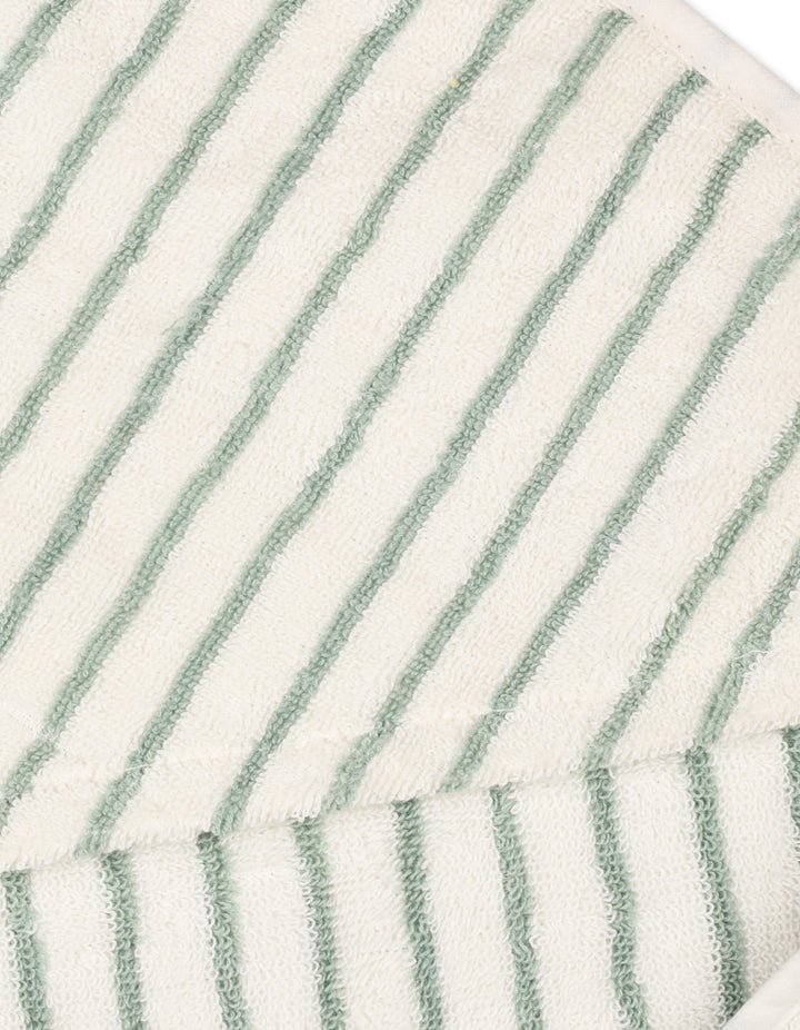 Baby Bath Towel Hooded Bambies Green Stripes at Zubaidas Online Pakistan