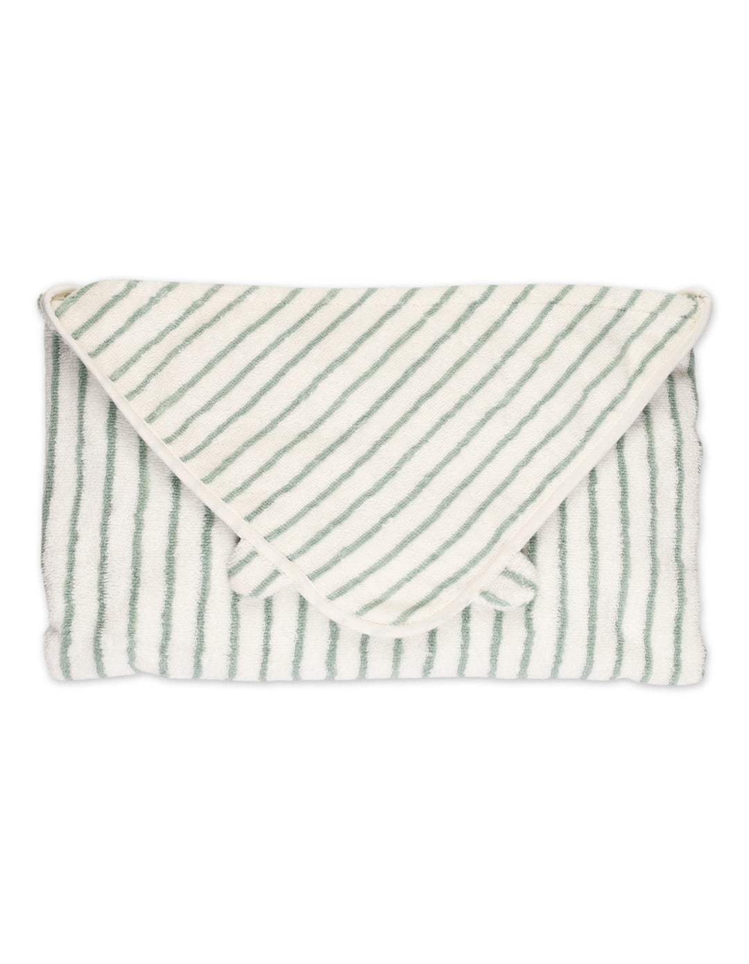 Baby Bath Towel Hooded Bambies Green Stripes at Zubaidas Official Pakistan