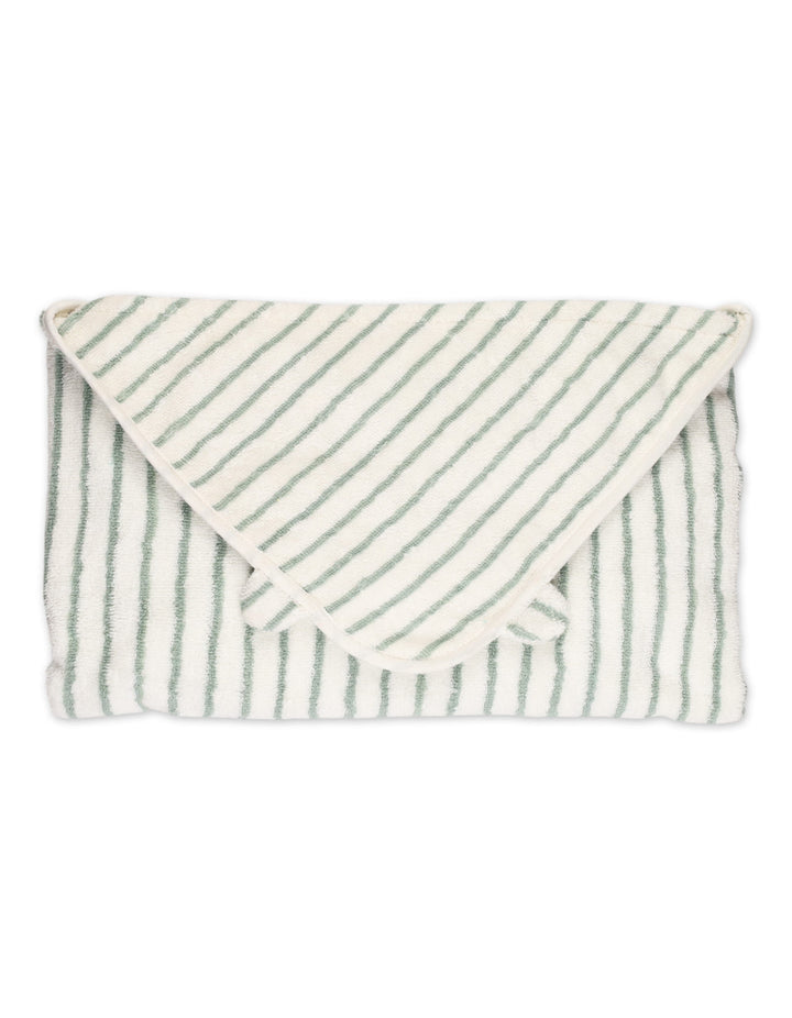 Baby Bath Towel Hooded Bambies Green Stripes at Zubaidas Official Pakistan