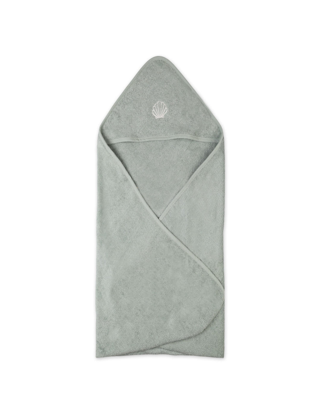 Baby Bath Towel Hooded Bambies Green at Zubaidas