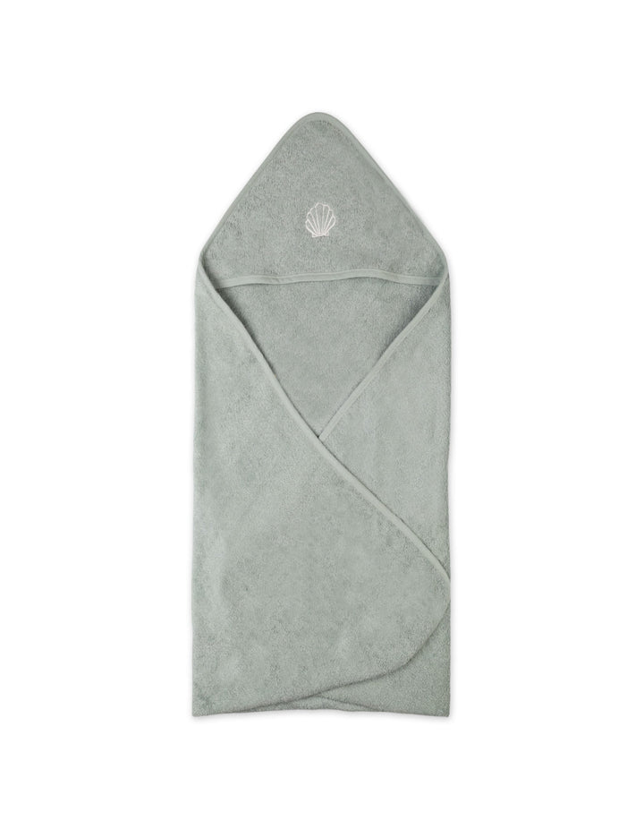 Baby Bath Towel Hooded Bambies Green at Zubaidas